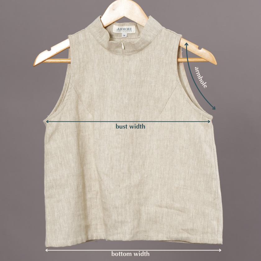 Armore halter neck measurements 