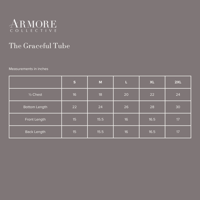 Armore Black Graceful Tube measurements