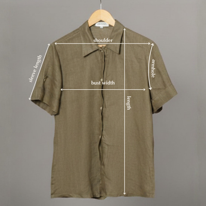 Armore short sleeve polo top measurements 