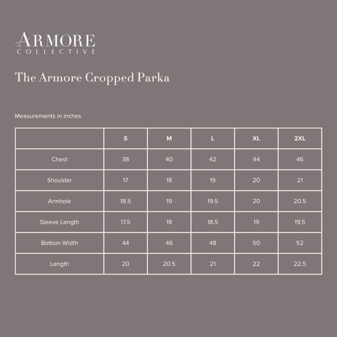 (Pre-Order) The Armore Cropped Parka