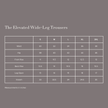 Armore Elevated wide-leg trousers measurements 