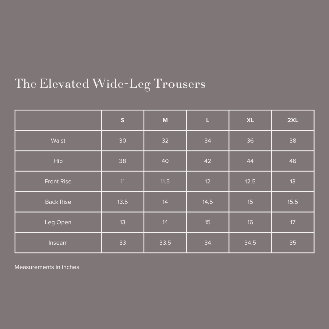 Armore Elevated wide-leg trousers measurements 